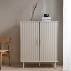 Houten opbergkast Arlo Grijs