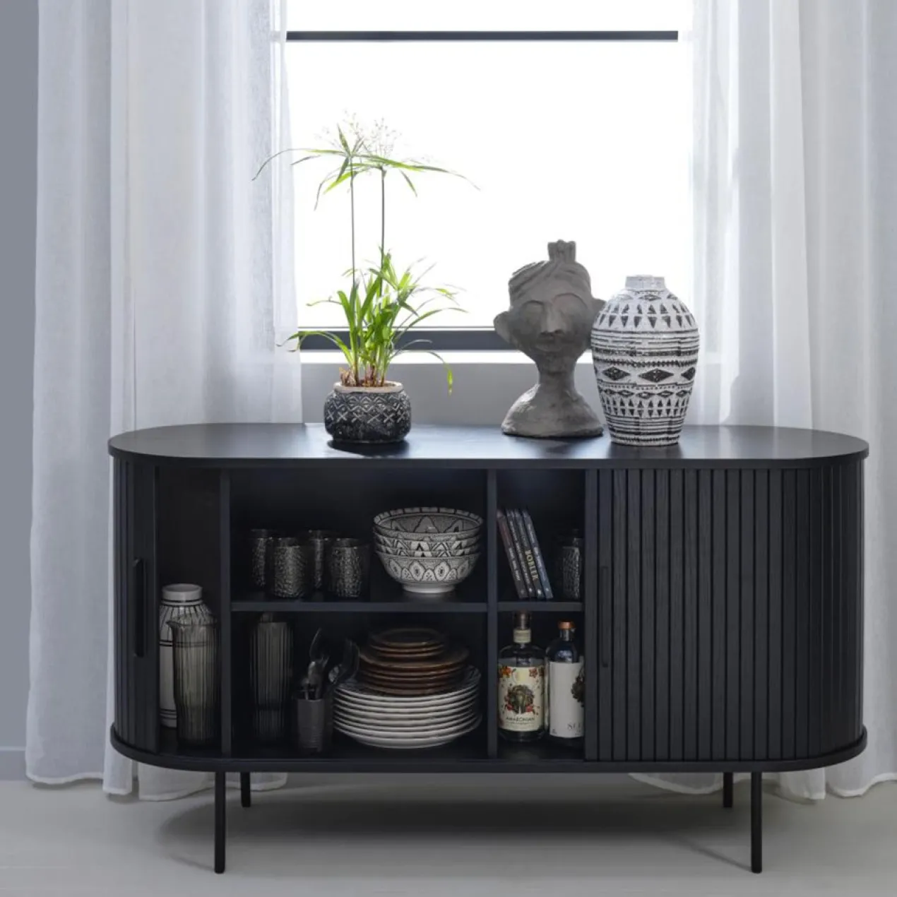 Houten sideboard Lenn naturel