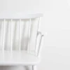 Houten spijlenbank Laura Wit