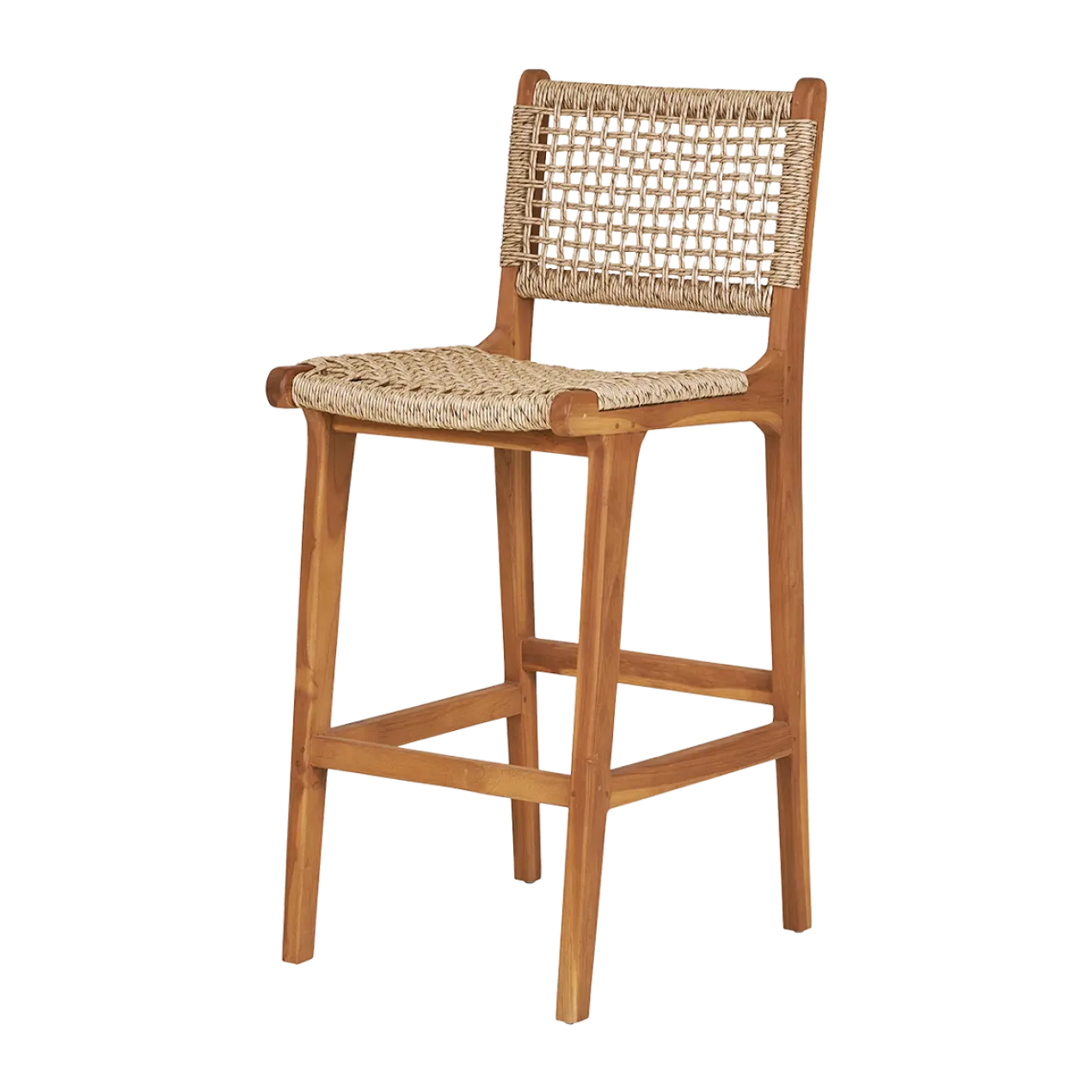 Houten tuin barkruk Elodie Naturel
