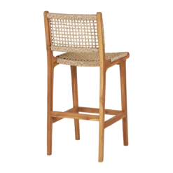 Houten tuin barkruk Elodie Naturel