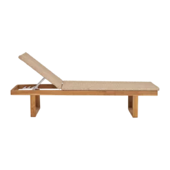 Houten tuin loungestoel Elodie Naturel