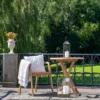 Houten tuinstoel Claudette Naturel