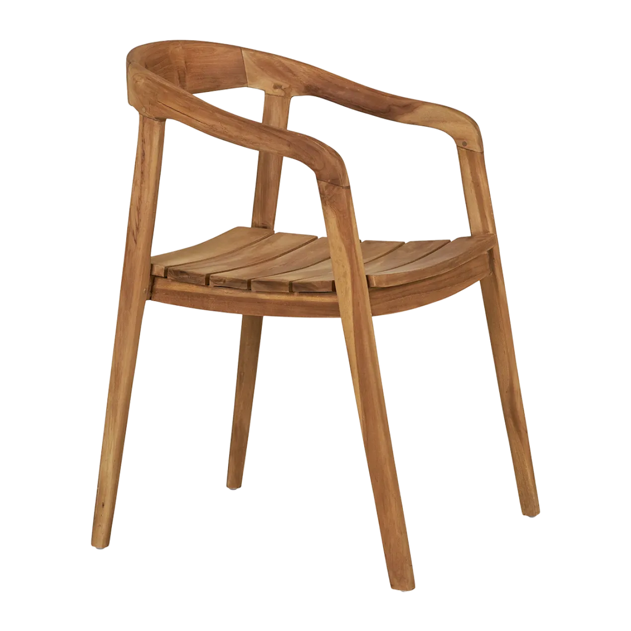 Houten tuinstoel Claudette Naturel