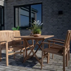 Houten tuintafel Jane Naturel