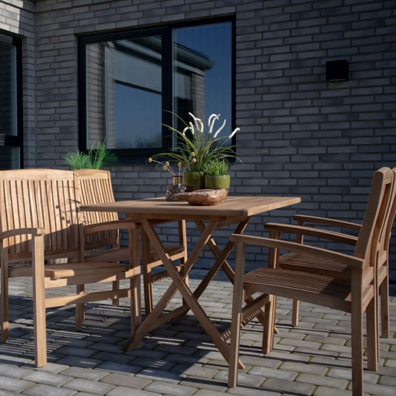 Houten tuintafel Jane Naturel
