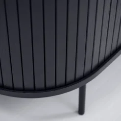 Houten tv meubel Lenn Zwart eiken