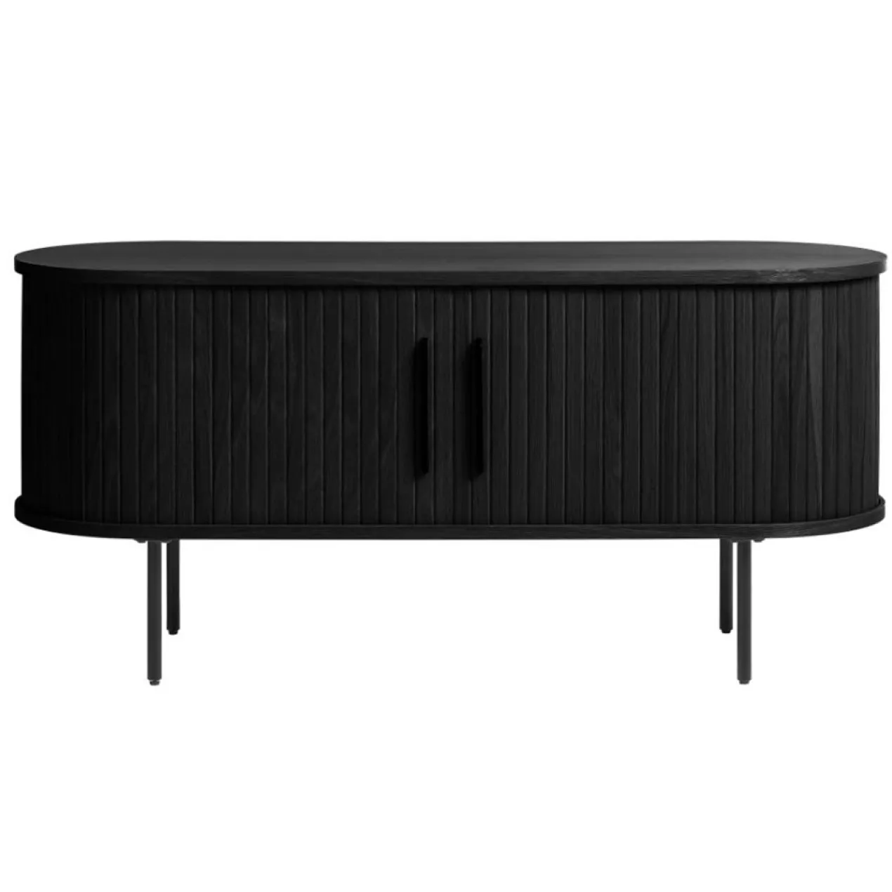 Houten tv meubel Lenn Zwart eiken