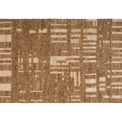 Ian handgeweven vloerkleed wol/katoen bruin 170x240cm