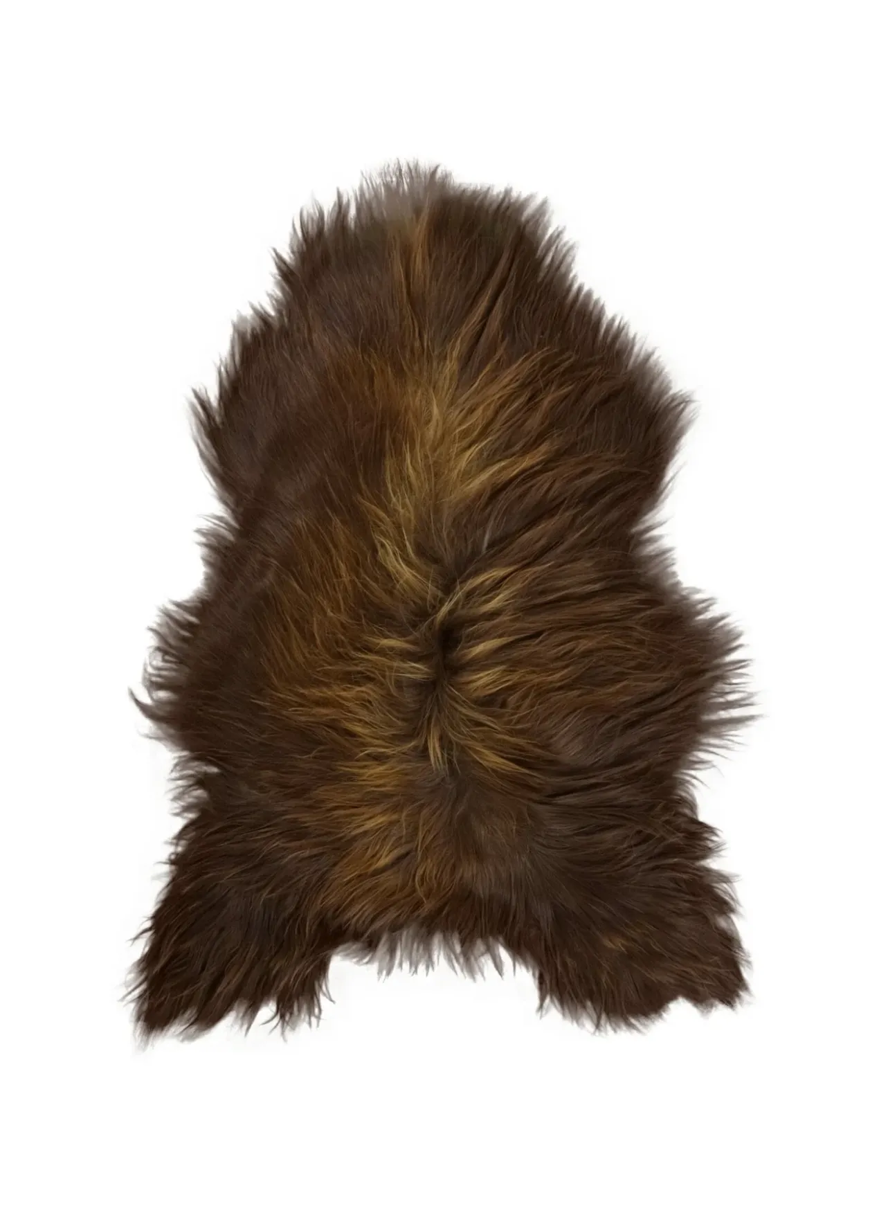 Ijslands schapenvacht flame brown