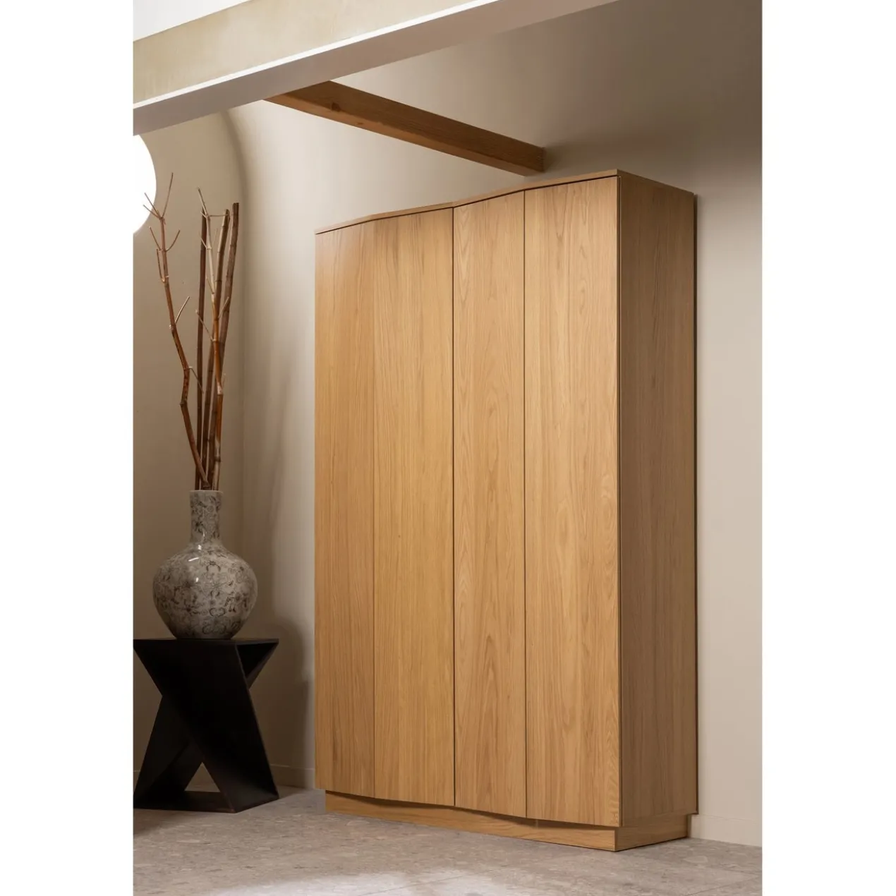 Ikem bijzettafel acaciahout donkerbruin
