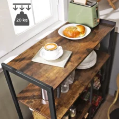 Indusign Keukenplank met 2 manden, bakkersplank en haken Keukenplank met 2 manden, bakkersplank en haken Indusign #1