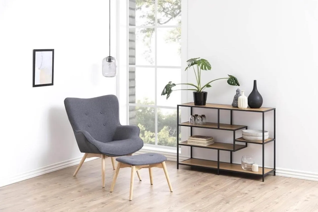 Industriële kast Vic Zwart