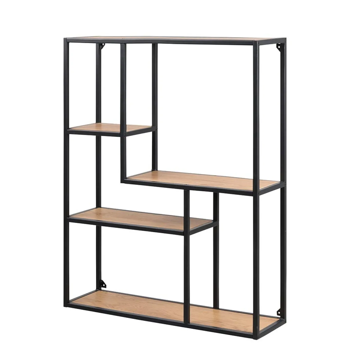 Industriële Wandkast Vic - Hout