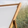 Inklapbare houten tuinstoel Bern Wit