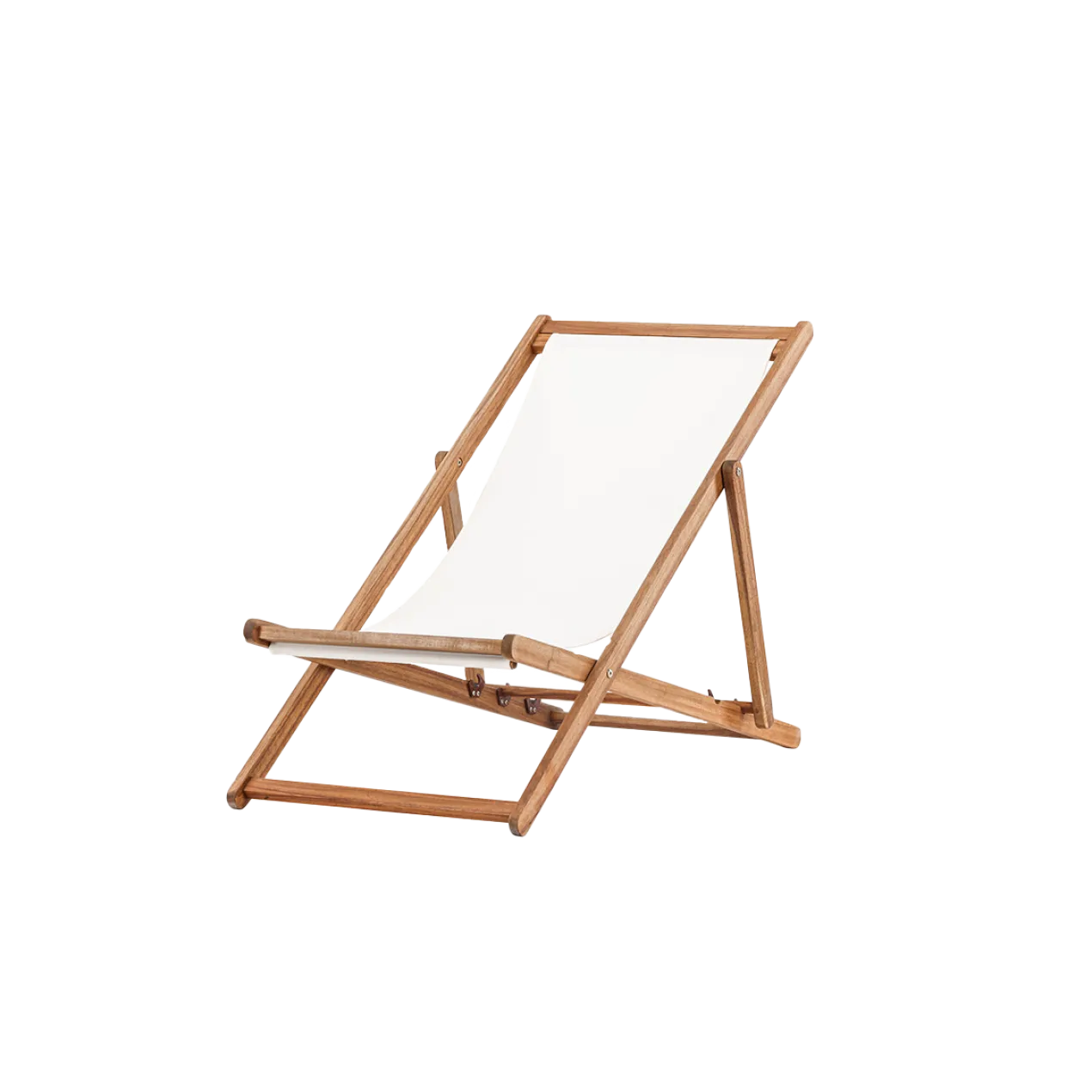 Inklapbare houten tuinstoel Bern Wit