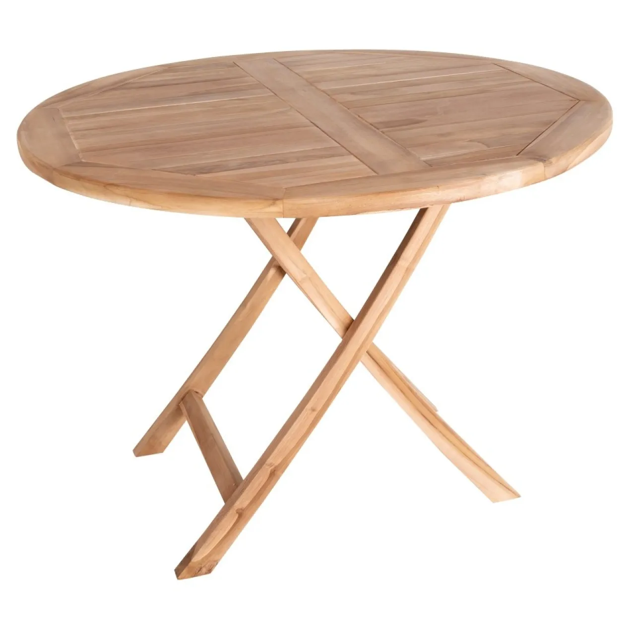 Inklapbare houten tuintafel Jane Naturel
