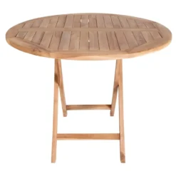 Inklapbare houten tuintafel Jane Naturel