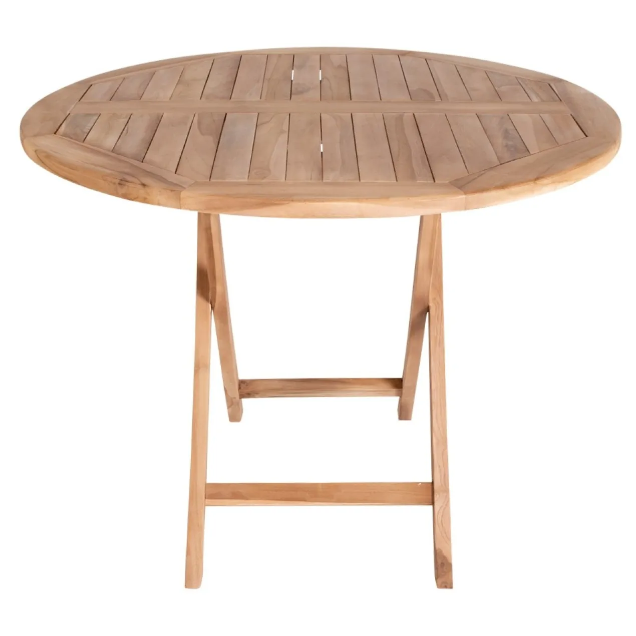 Inklapbare houten tuintafel Jane Naturel