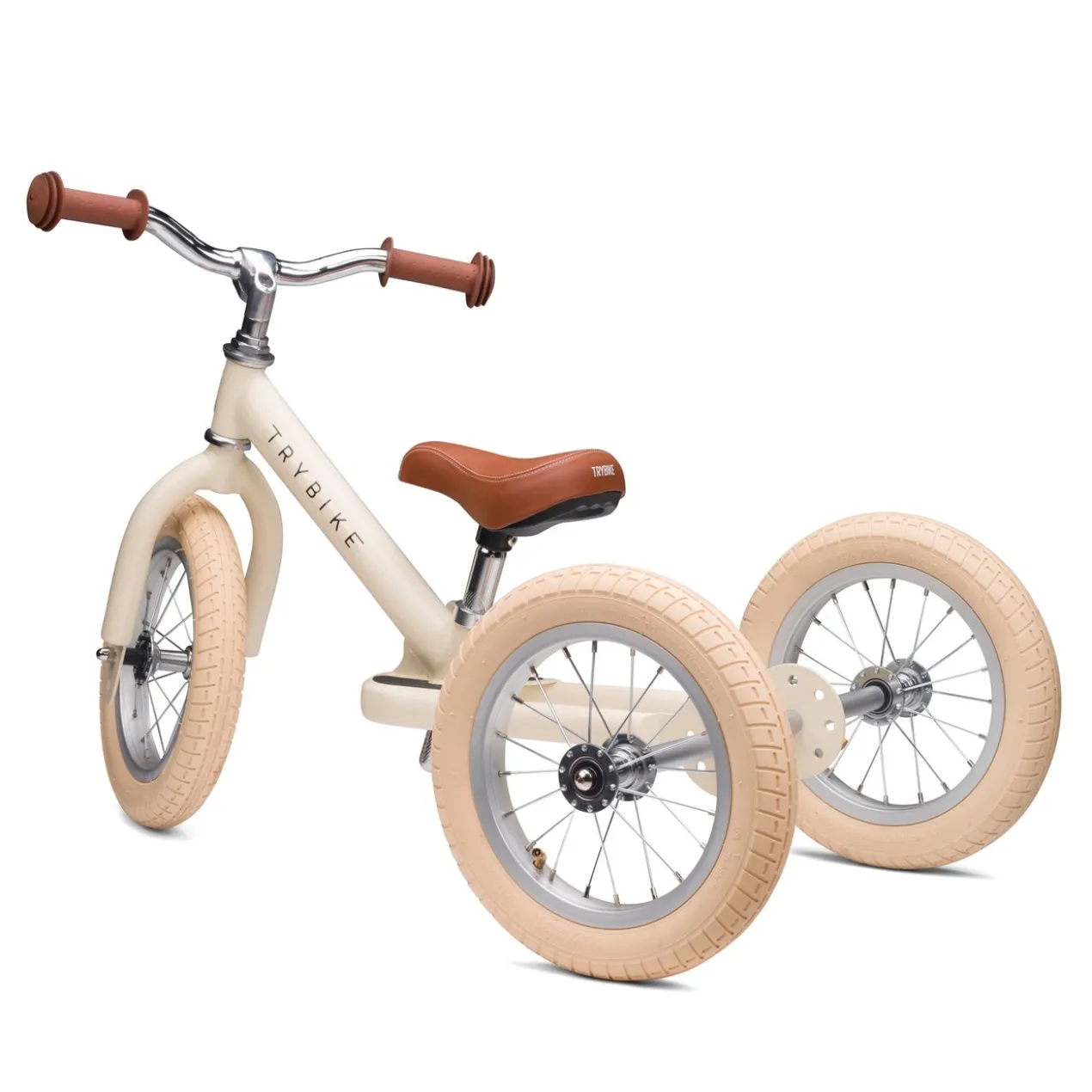 2-in-1-loopfiets Trybike set cream
