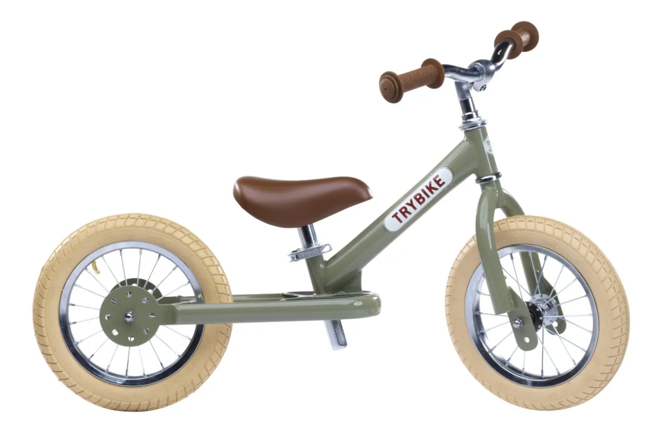 2-in-1-loopfiets Trybike set green
