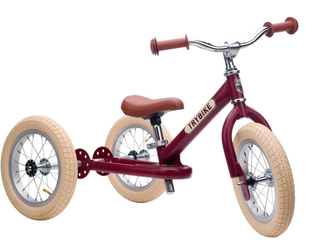 2-in-1-loopfiets Trybike set rood