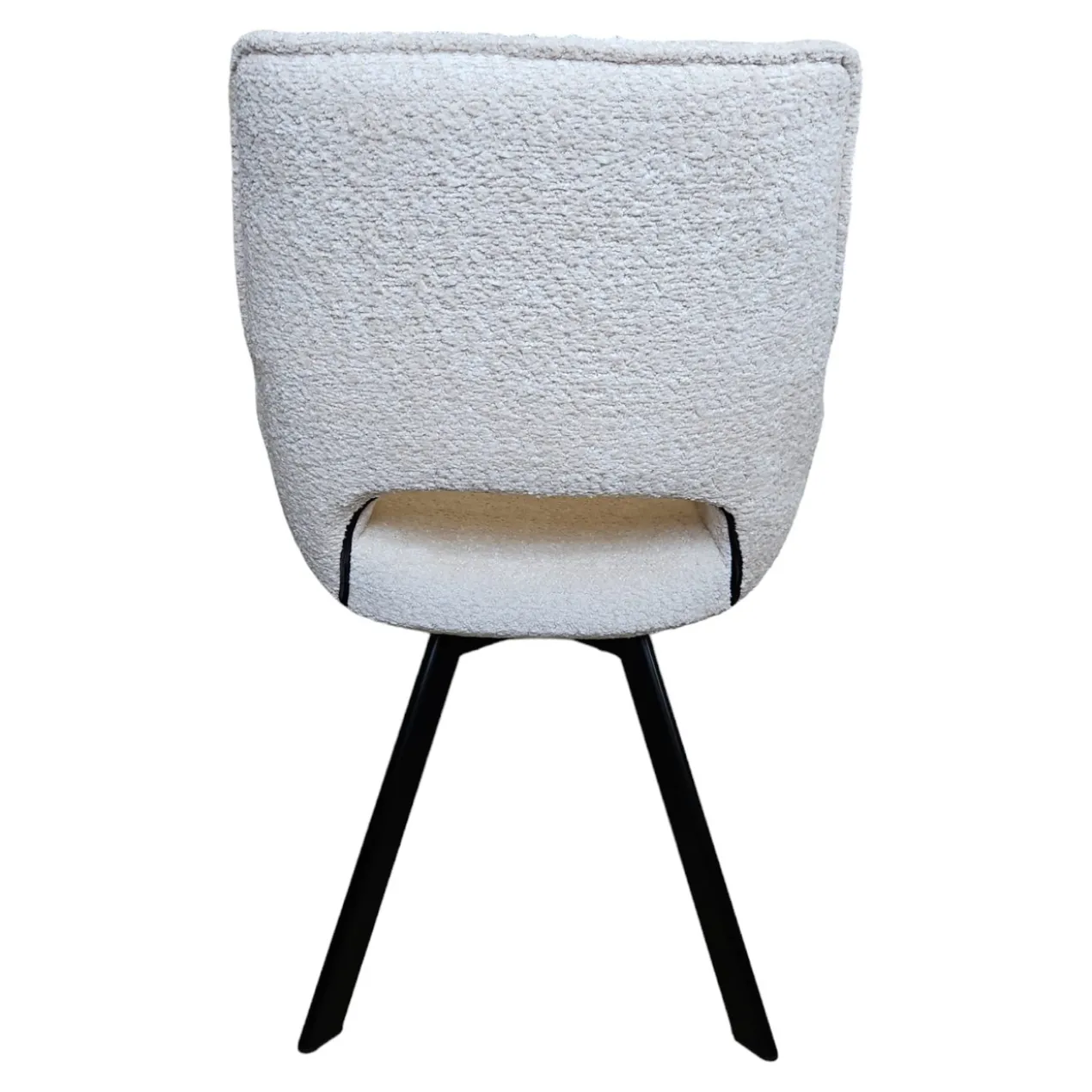 Interieurdirekt - Catharina Eetkamerstoel - Bouclé Beige