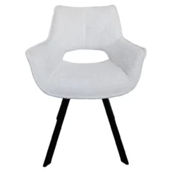 Interieurdirekt - Catharina Eetkamerstoel - Bouclé Beige