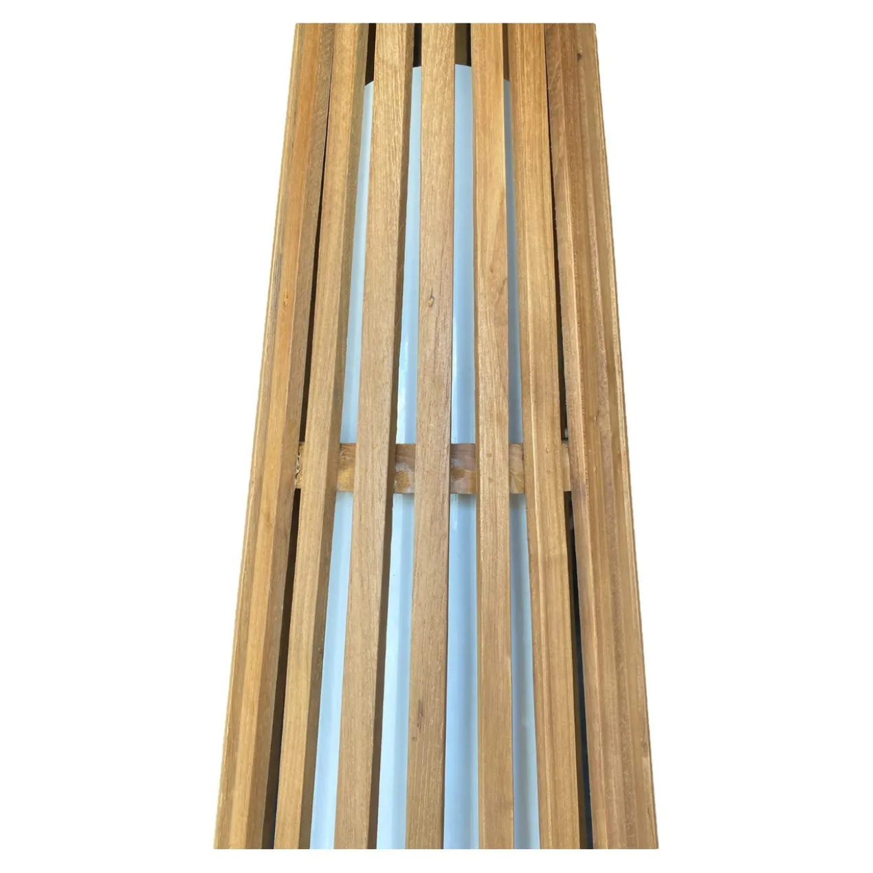 Interieurdirekt – Vloerlamp Anto – Teakhout – 120cm – Naturel