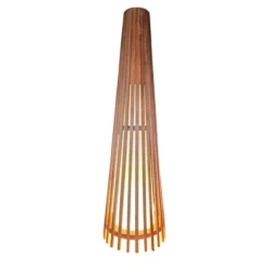 Interieurdirekt – Vloerlamp Anto – Teakhout – 120cm – Naturel