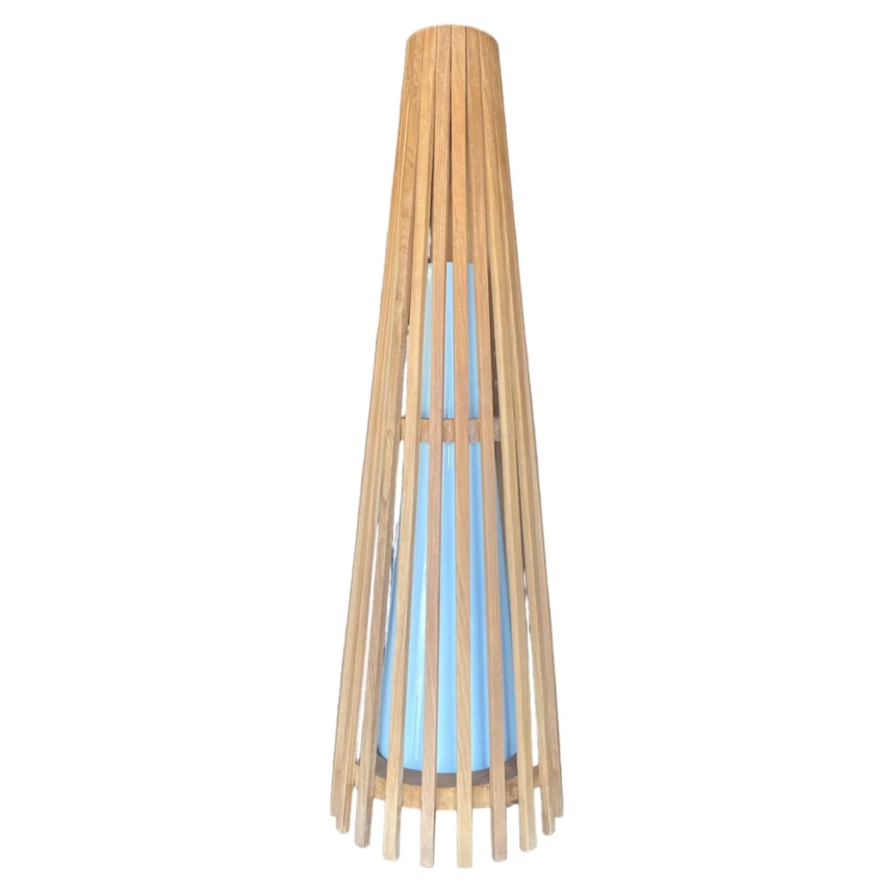 Interieurdirekt – Vloerlamp Anto – Teakhout – 90cm – Naturel