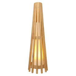 Interieurdirekt ā Vloerlamp Anto ā Teakhout ā 60cm ā Naturel