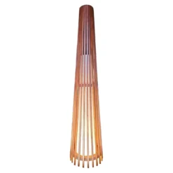 Interieurdirekt – Vloerlamp Anto – Teakhout – 150cm – Walnoot