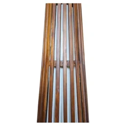 Interieurdirekt – Vloerlamp Anto – Teakhout – 150cm – Walnoot