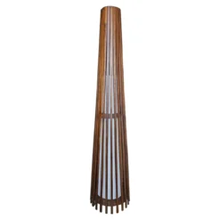 Interieurdirekt – Vloerlamp Anto – Teakhout – 150cm – Walnoot