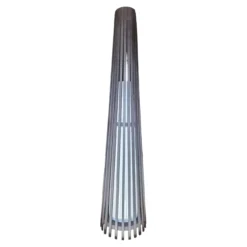 Interieurdirekt ā Vloerlamp Anto ā Teakhout ā 150cm ā Zwart