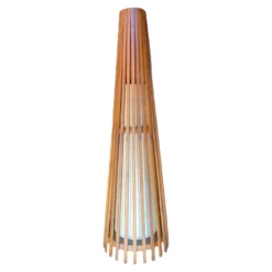 Interieurdirekt – Vloerlamp Anto – Teakhout – 120cm – Walnoot