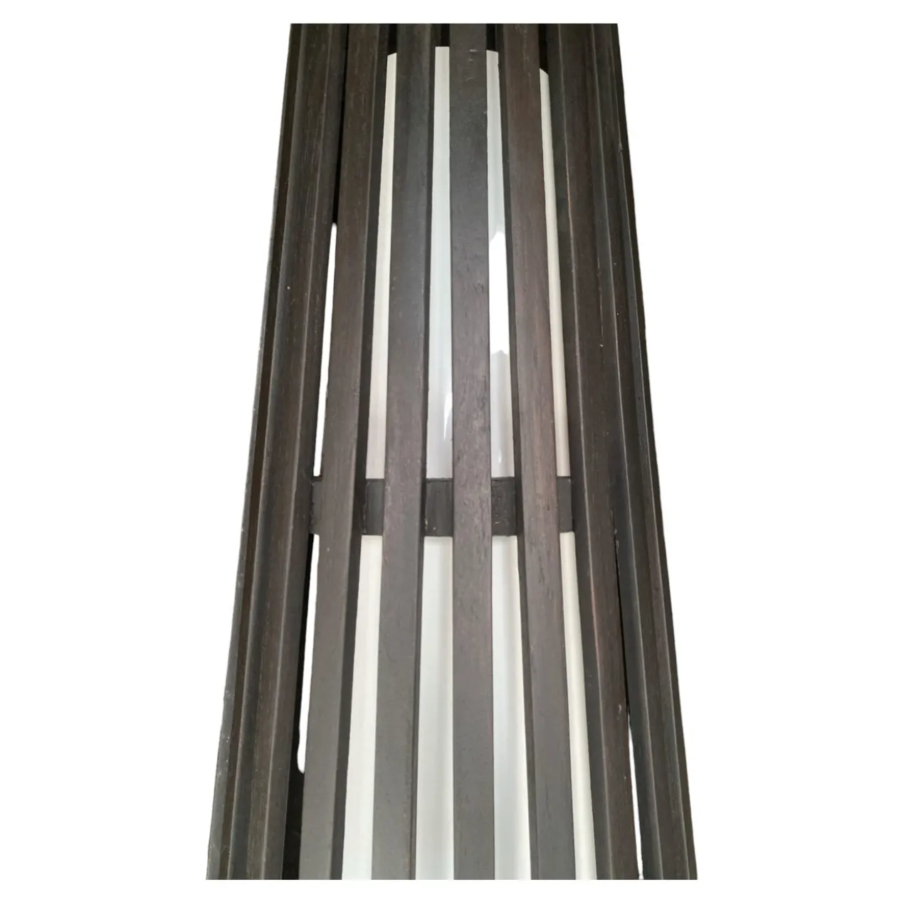 Interieurdirekt – Vloerlamp Anto – Teakhout – 120cm – Zwart
