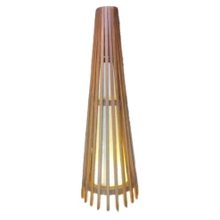 Interieurdirekt ā Vloerlamp Anto ā Teakhout ā 90cm ā Walnoot