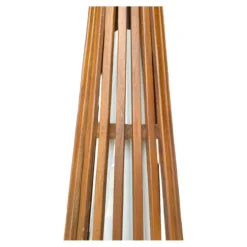 Interieurdirekt – Vloerlamp Anto – Teakhout – 90cm – Walnoot