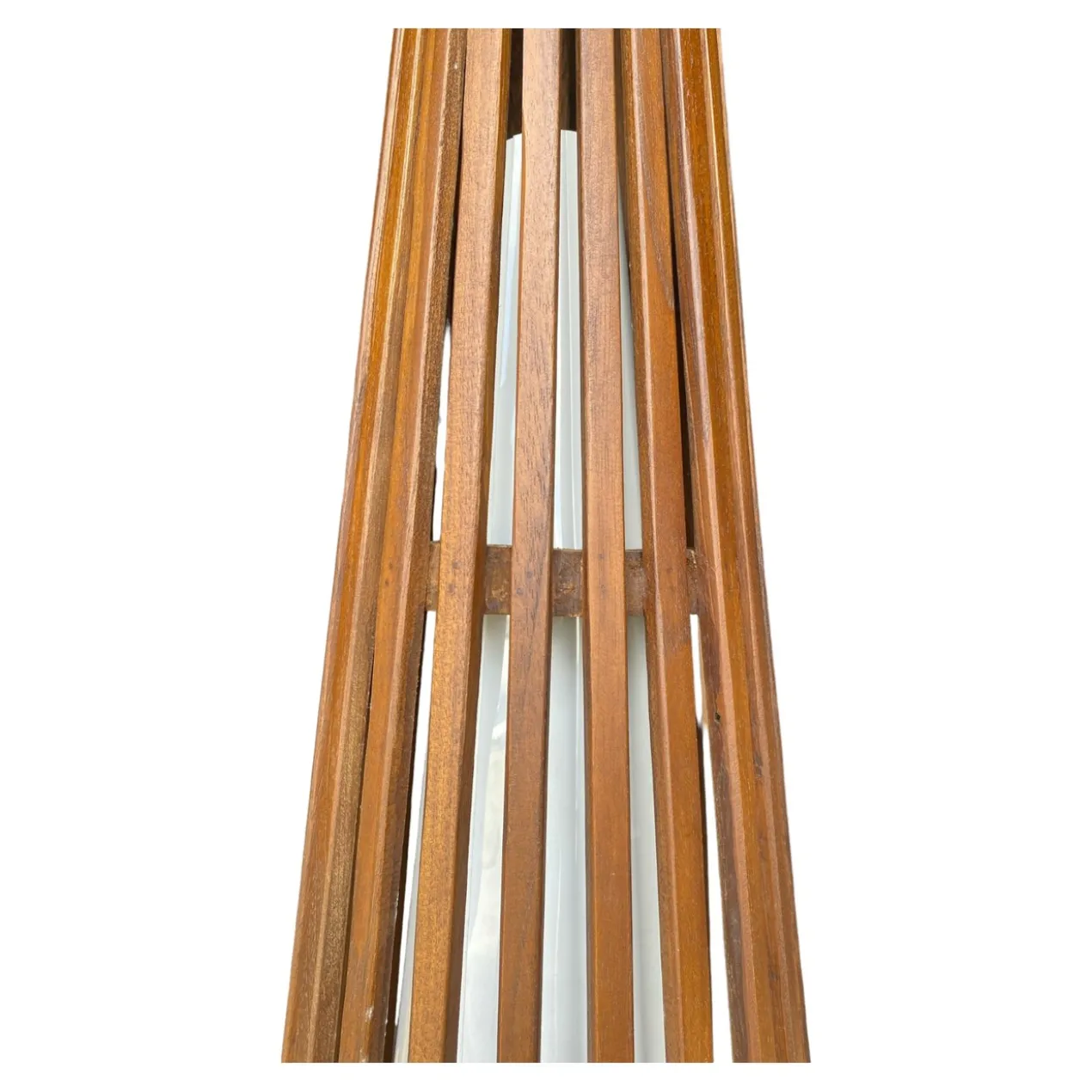 Interieurdirekt – Vloerlamp Anto – Teakhout – 90cm – Walnoot
