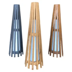 Interieurdirekt – Vloerlamp Anto – Teakhout – 60cm – Walnoot