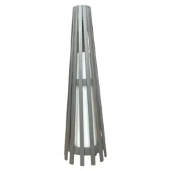 Interieurdirekt – Vloerlamp Anto – Teakhout – 60cm – Zwart