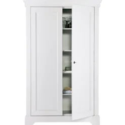 Isabel brocante kast grenen wit [fsc]