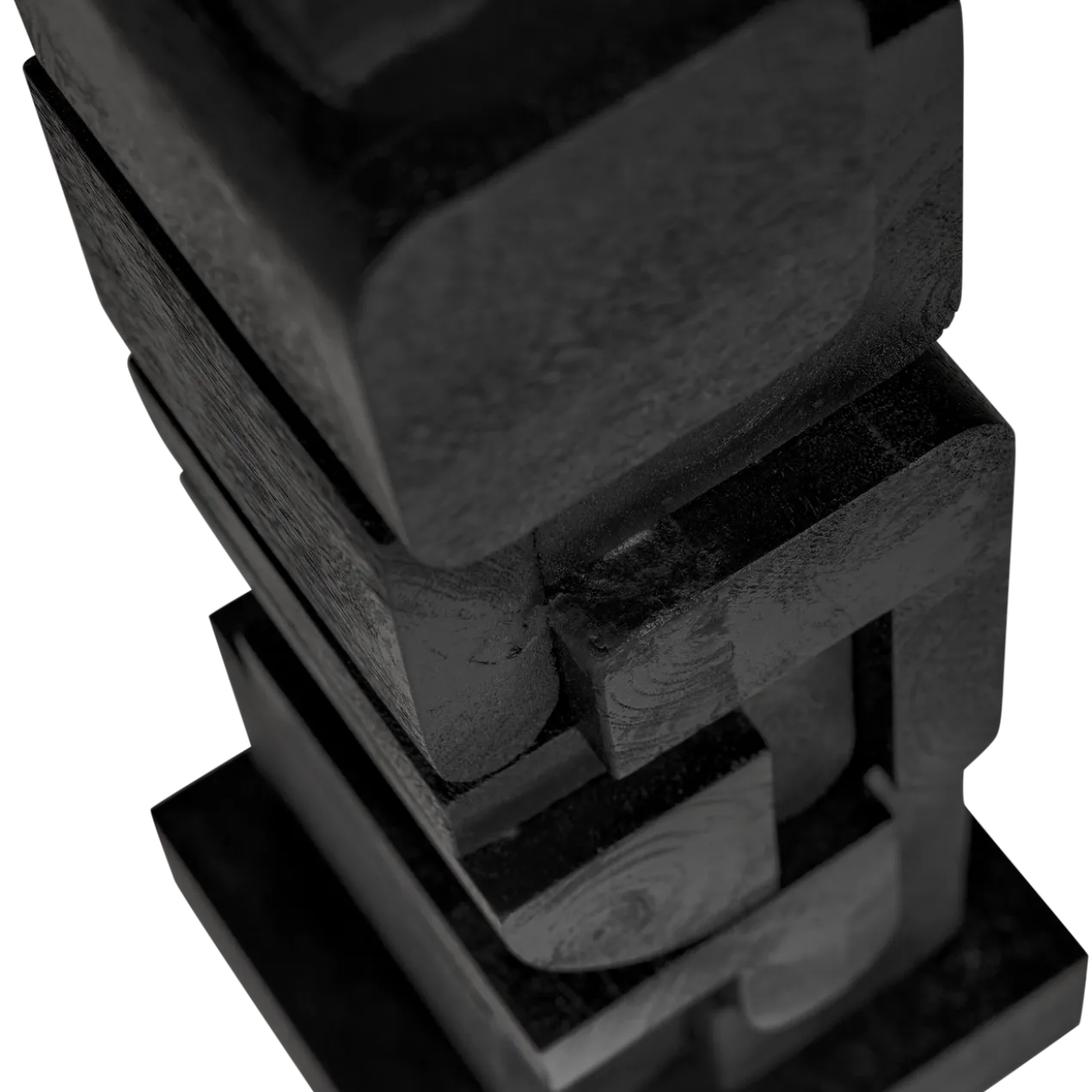 Isan sculptuur ornament hout zwart
