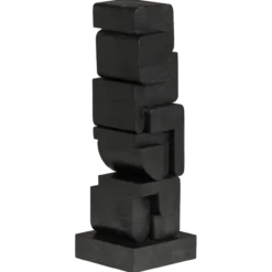Isan sculptuur ornament hout zwart