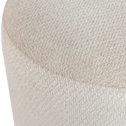 Islen poef met draaivoet boucle beige