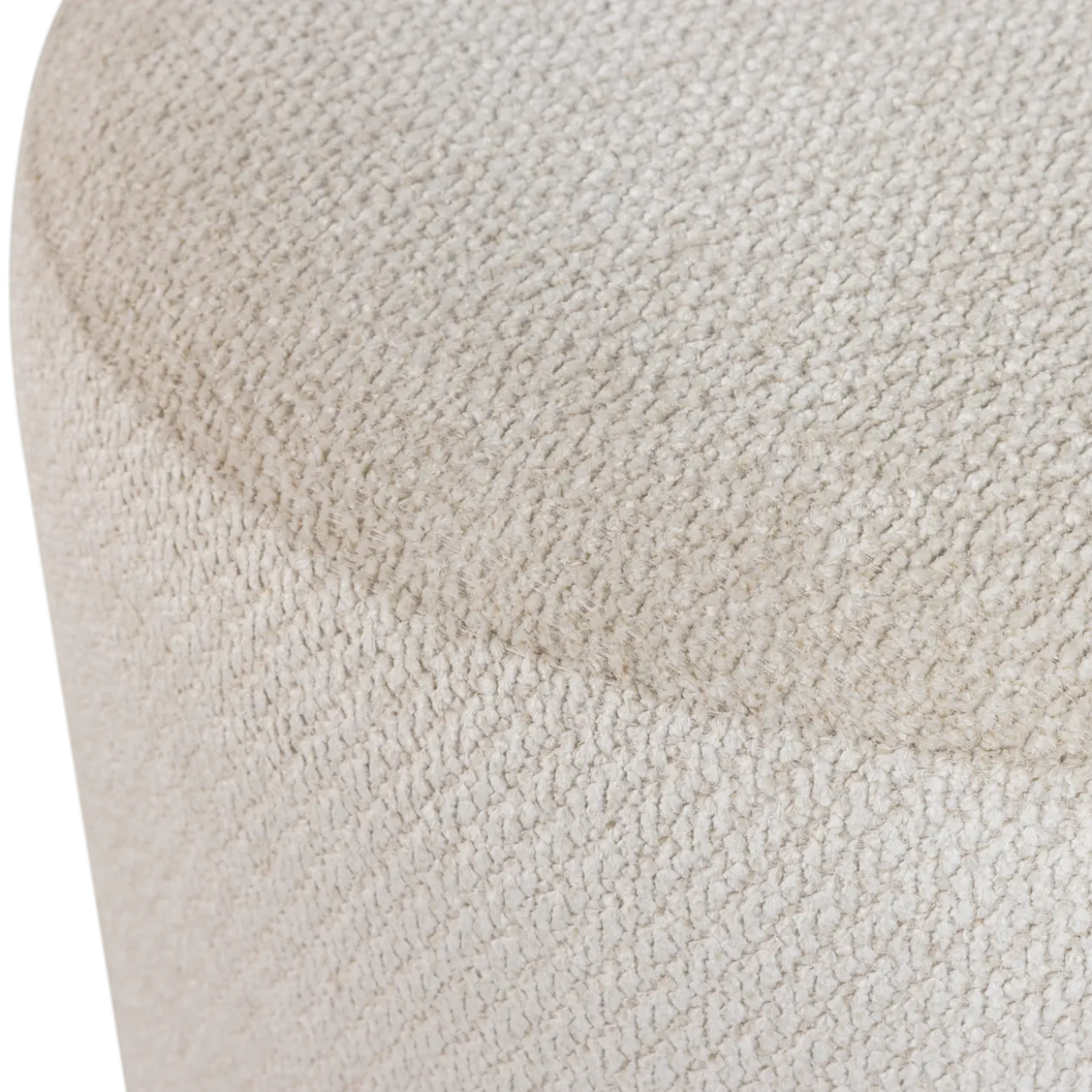 Islen poef met draaivoet boucle beige