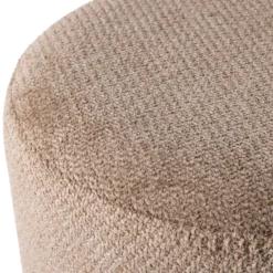 Islen poef met draaivoet boucle bruin