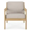 Jack loungestoel eiken - ivory